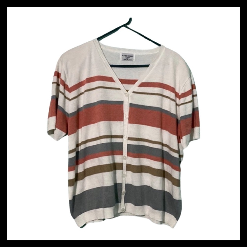 Alfred Dunner Short Sleeve sweater